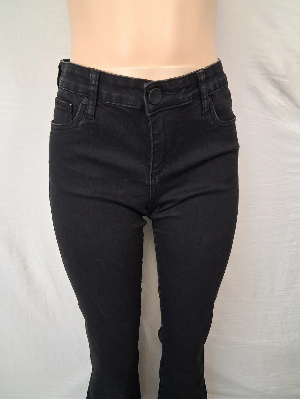 Kut from the Kloth Black High-Rise Flare Jeans - Picture 5 of 17